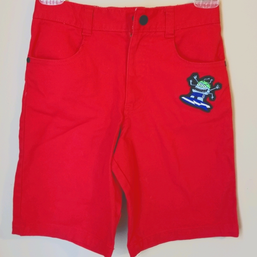 Boys shorts, red, size 8, NEW w/tags